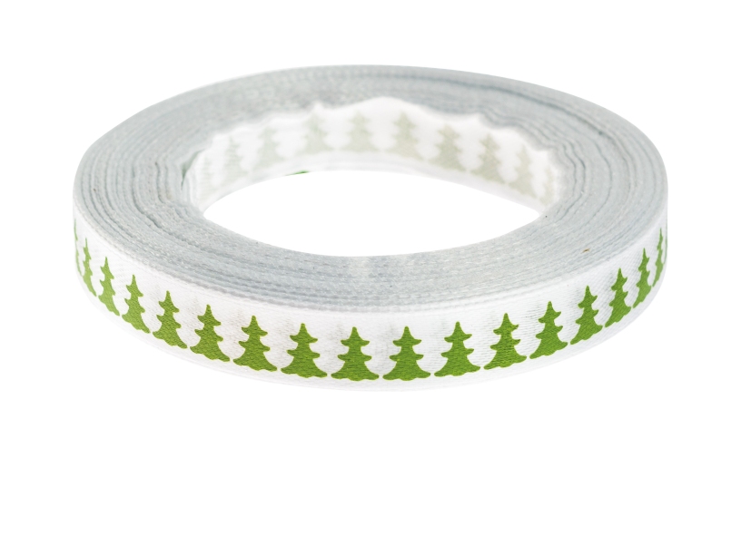 Wstążka satynowa Boże Narodzenie 12mmx22m WSX12-2 Brewis